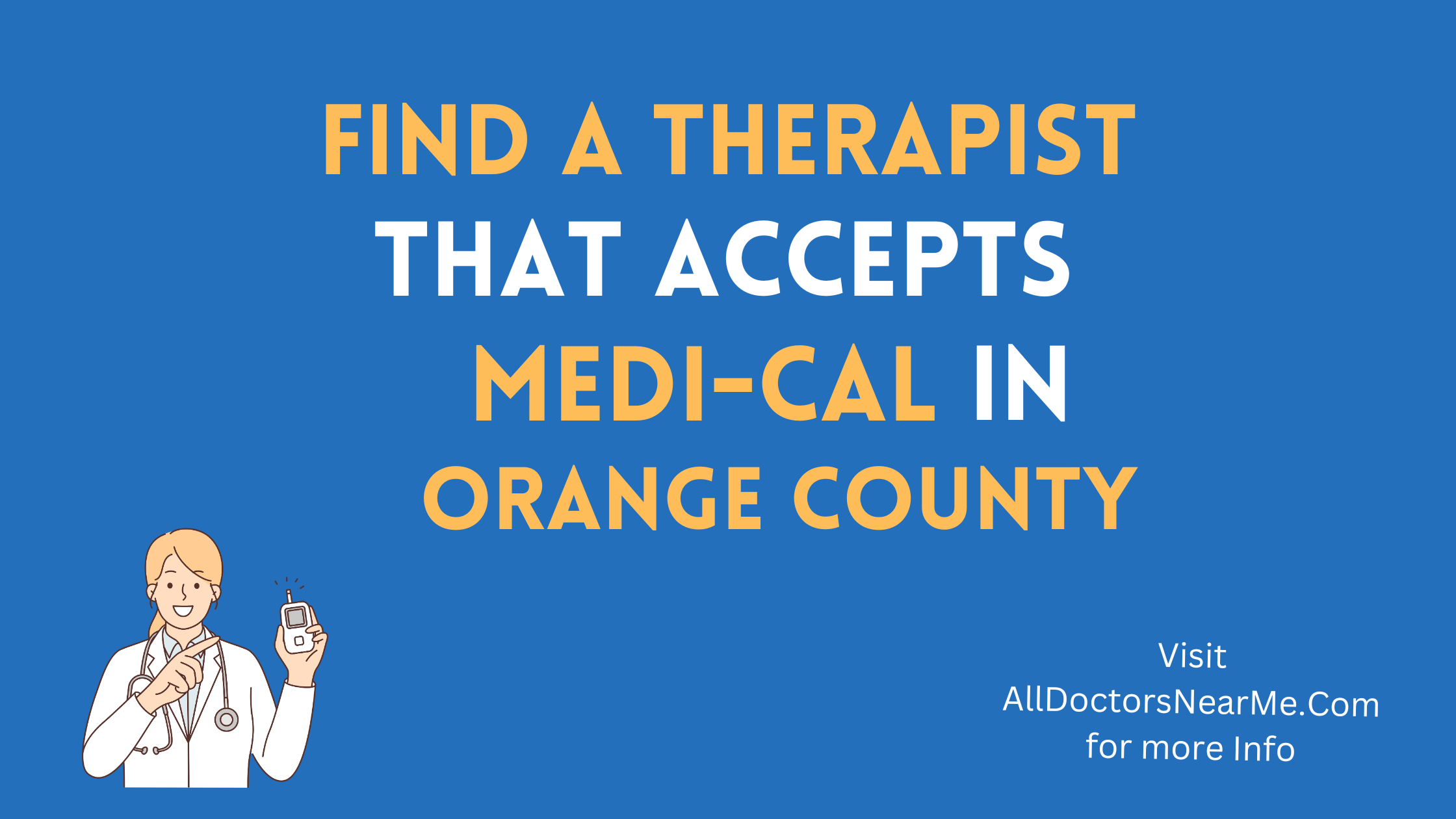 Therapists that accept Medi-Cal in Orange County